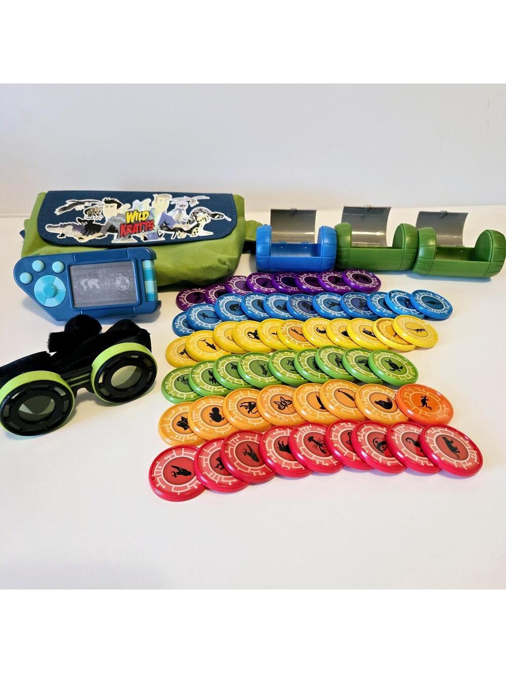 Wild Kratts Creature Power Discs, Disc Holders, Blue Suit & Accessories
